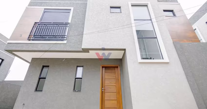Sobrado novo no bairro alto com 3 dormitórios e previsão para ático
