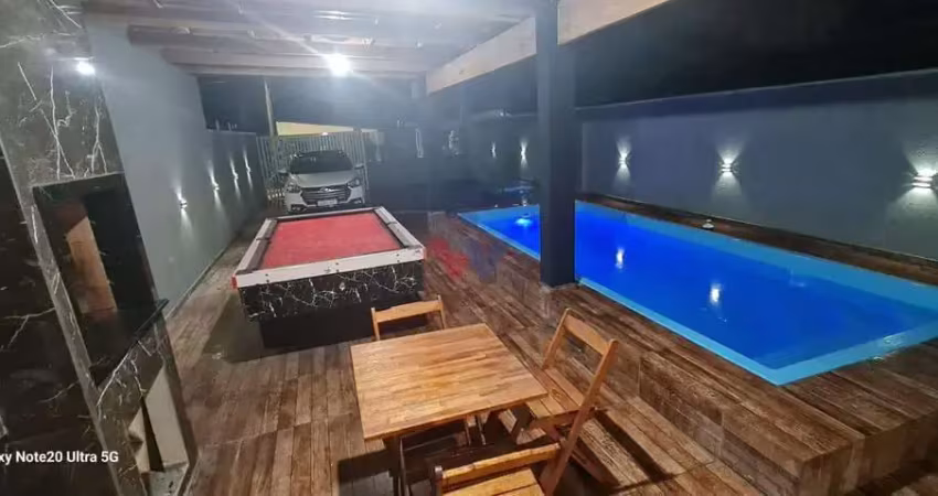 Obrado triplex novo com piscina em matinhos  240m , mobiliado