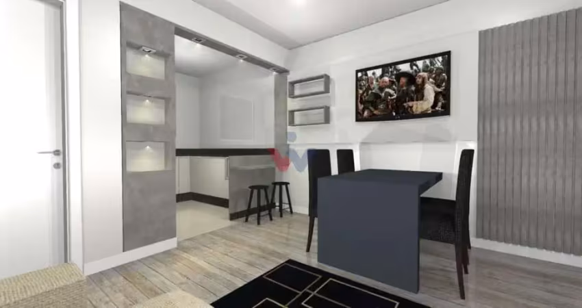 Apartamento mobiliado à venda em curitiba  2 quartos, moderno e funcional
