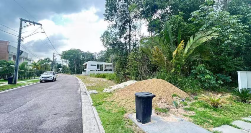 Lote à venda, no condominio residencial alphaville 2,  em manaus, ponta negra, 508m²