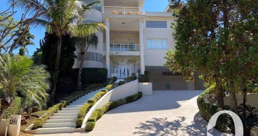 Casa com 4 dormitórios à venda, 852 m² por r$ 5.400.000,00 - alphaville 10 - santana de parnaíba/sp