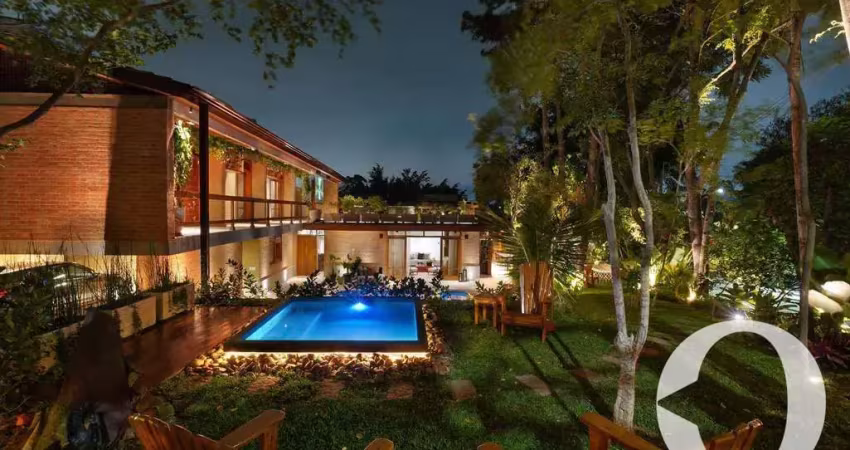 Casa com 5 dormitórios à venda, 695 m² por r$ 6.550.000,00 - alphaville 04 - santana de parnaíba/sp
