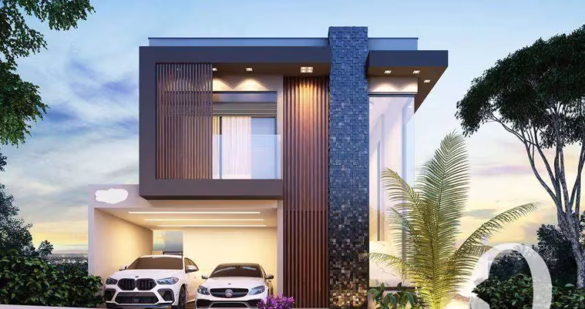 Casa com 3 dormitórios à venda, 272 m² por r$ 2.500.000,00 - condomínio new ville - santana de parnaíba/sp