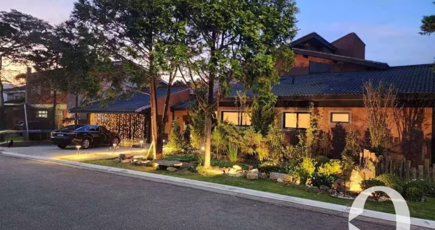 Casa com 4 dormitórios à venda, 560 m² por r$ 5.900.000 - alphaville 06 - santana de parnaíba/sp