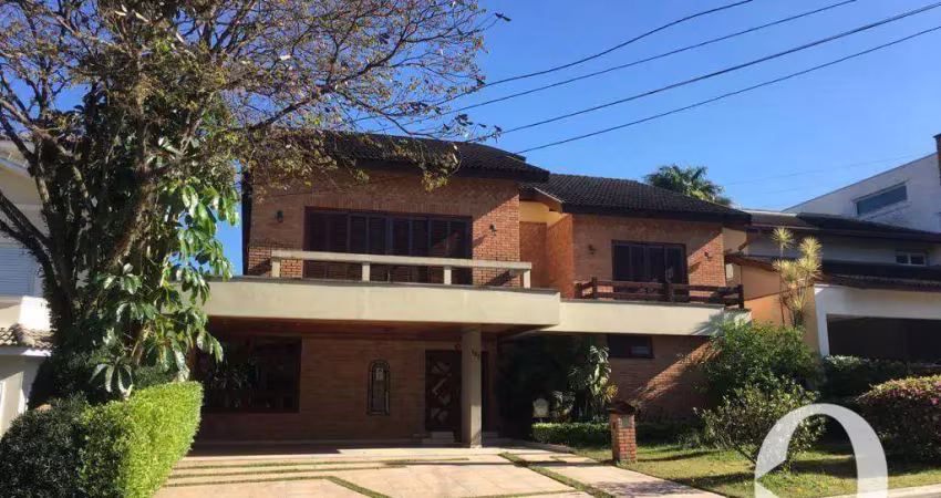 Casa com 5 dormitórios à venda, 490 m² por r$ 3.500.000,00 - alphaville 05 - santana de parnaíba/sp
