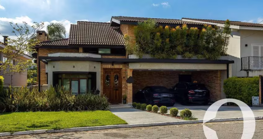 Casa com 4 dormitórios à venda, 500 m² por r$ 4.800.000 - alphaville 11 - santana de parnaíba/sp
