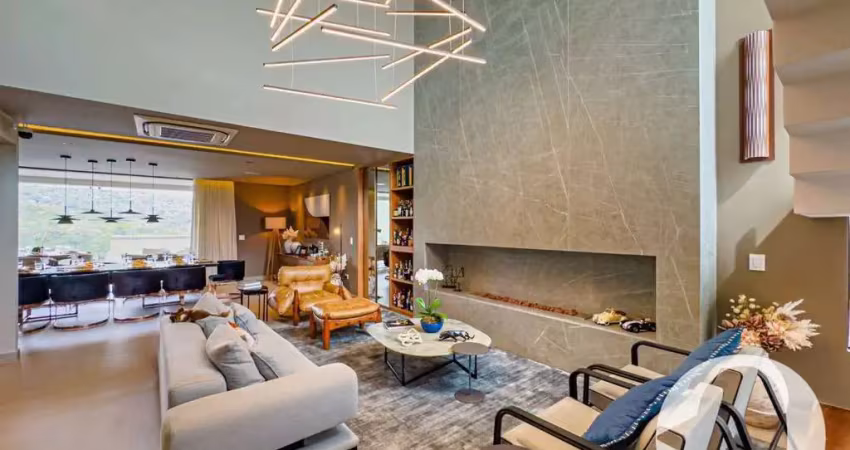 Casa com 4 dormitórios à venda, 470 m² por r$ 5.950.000,00 - gênesis 1 - santana de parnaíba/sp