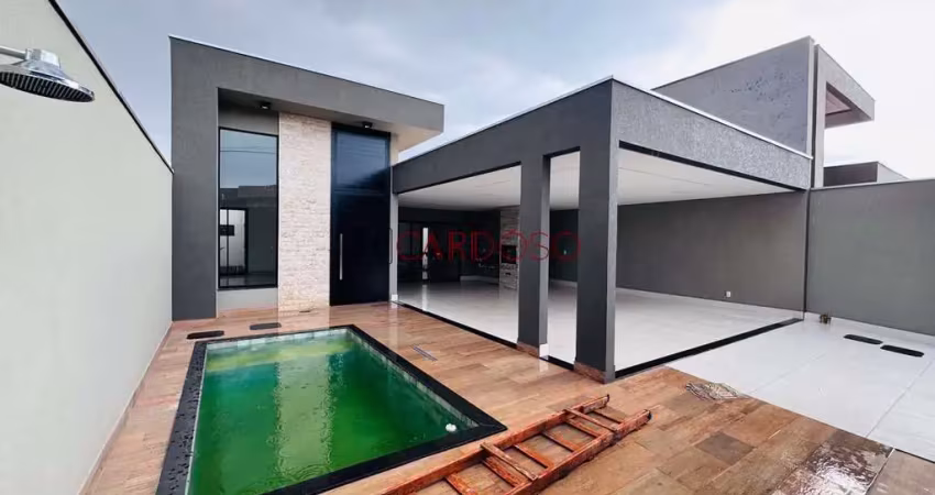 Casa alto padrão em condomínio cooperville 04 quartos com piscina