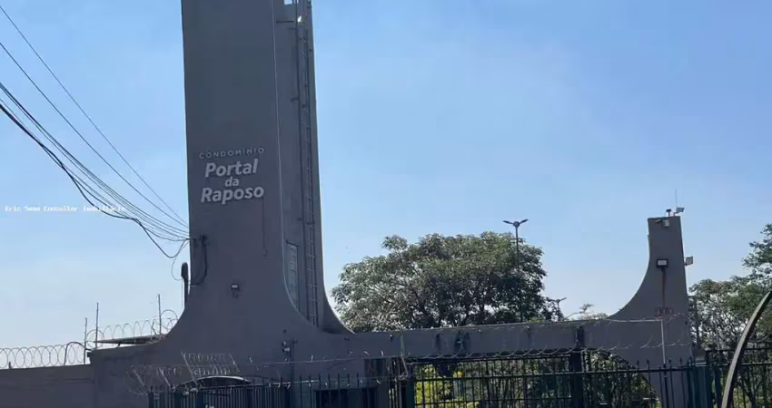 Terreno em condomínio para venda em sorocaba, portal da raposo