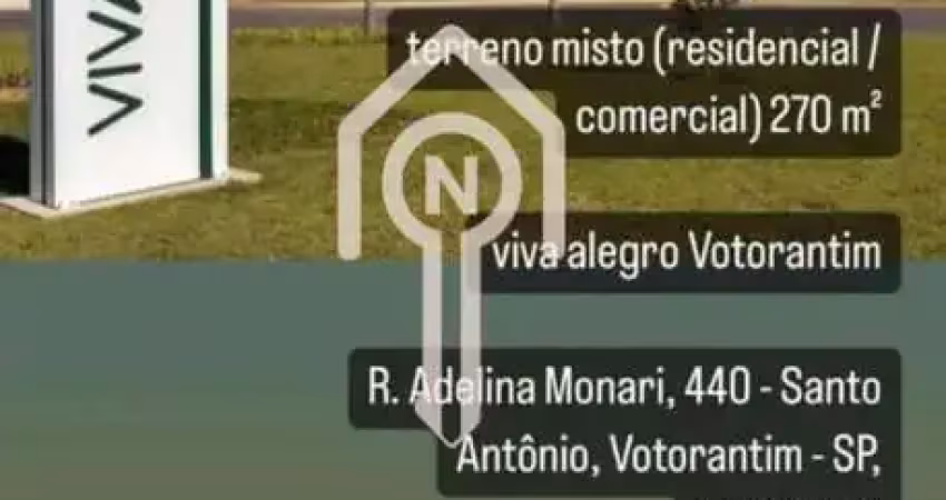 Terreno para venda em votorantim, vila santo antônio