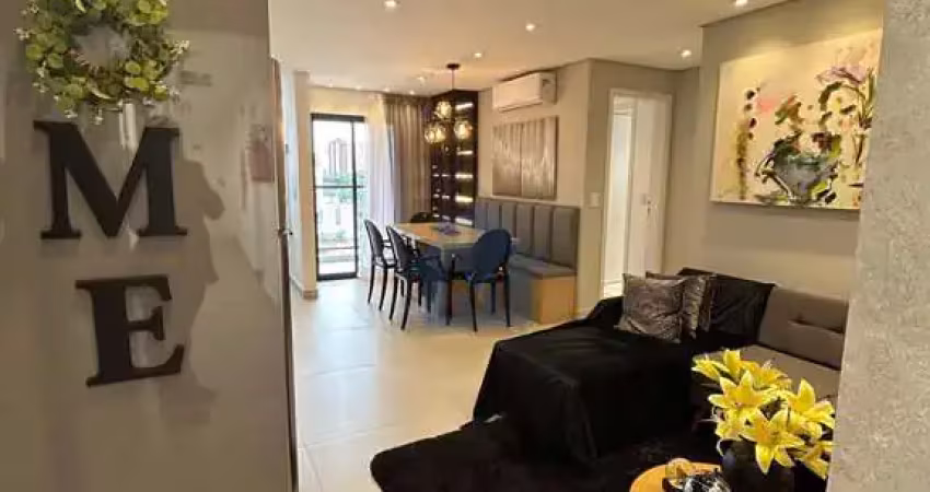 Apartamento novo mobiliado e decorado, 1 suíte e 1 quarto, na av. paraná!
