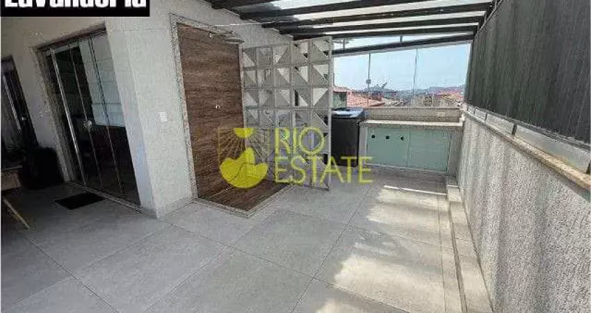 Cobertura com 3 dormitórios à venda, 149 m²  - jardim primavera - volta redonda/rj