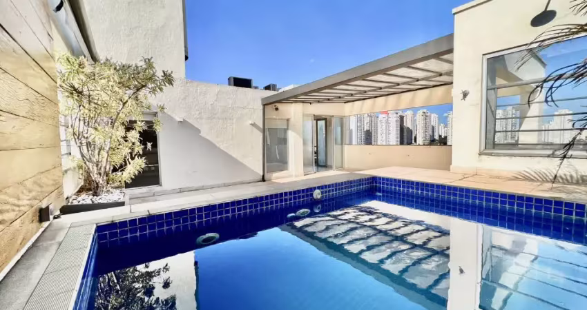 Cobertura duplex cinematográfica totalmente reformada piscina e churrasqueira privativa visite