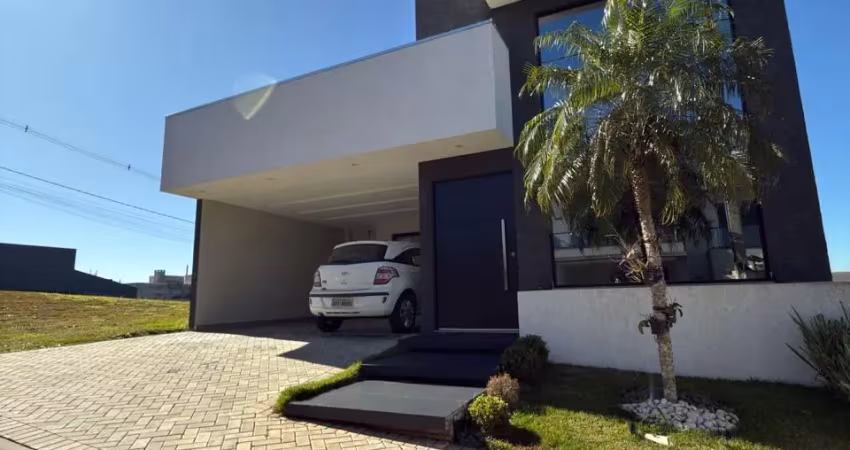 Casa semi mobiliada à venda - condomínio reserva ecoville - contorno - 3 dormitórios, sendo 1 suíte