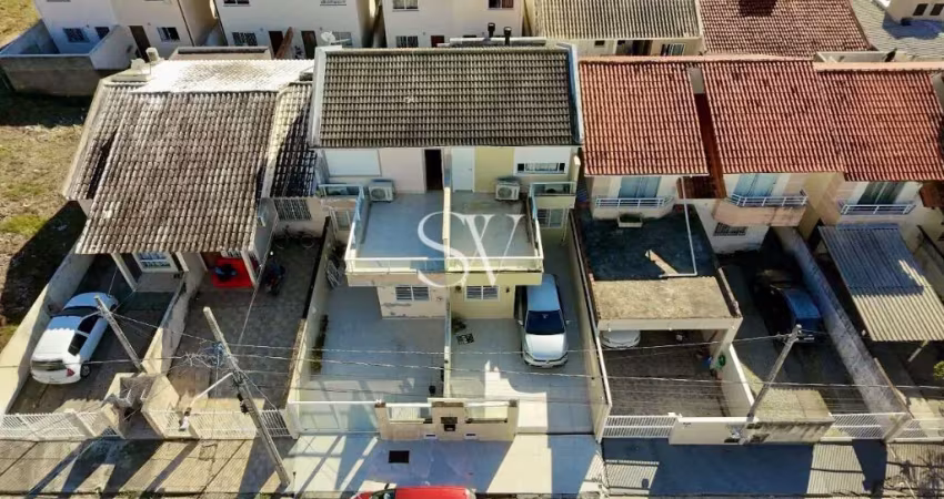 Casa sobrado a venda com 02 dormitórios sendo 01 suíte em são sebastião/ palhoça, sc