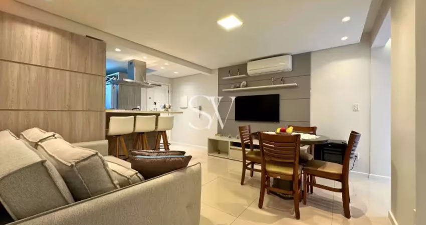 Apartamento alto padrão com 03 dormitórios sendo 01 suíte em balneário/ florianópolis, sc