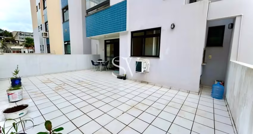 Apartamento 2 dormitórios com terraço exclusivo e 2 vagas no estreito – florianópolis