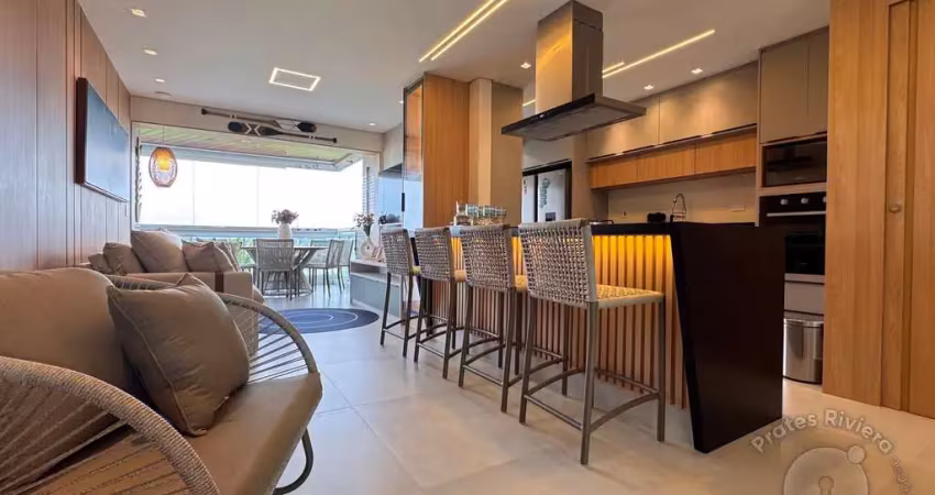 Apartamento pé na areia a venda na praia da riviera