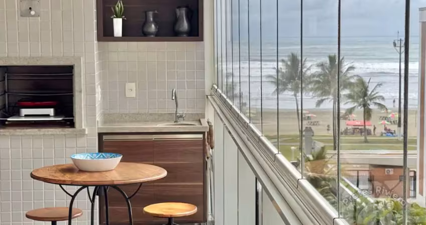 Apartamento pé na areia a venda na praia de  bertioga-sp