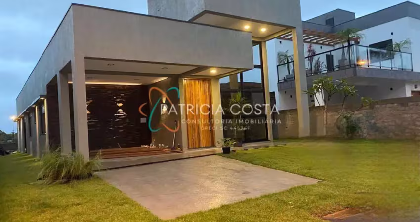Linda casa alto padrão no condomínio rosa internacional-garopaba/sc