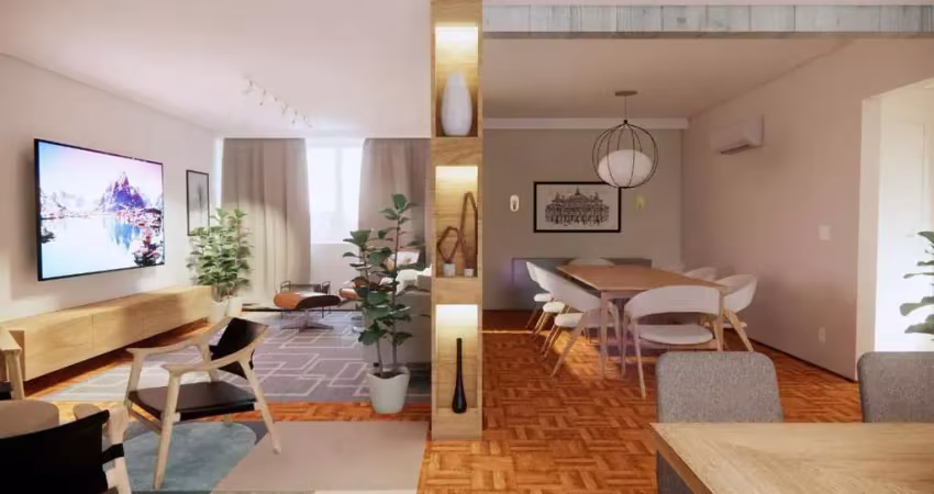 Apartamento à venda com 119m², 2 quartos, 1 suíte e 1 vaga