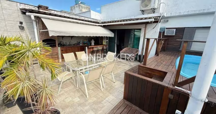 Recreio dos bandeirantes | cobertura 4 quartos, sendo 3 suites