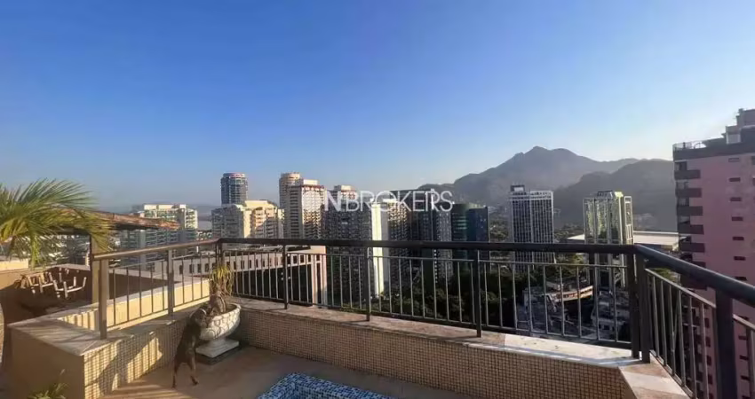Barra da tijuca | cobertura 3 quartos, sendo 2 suites