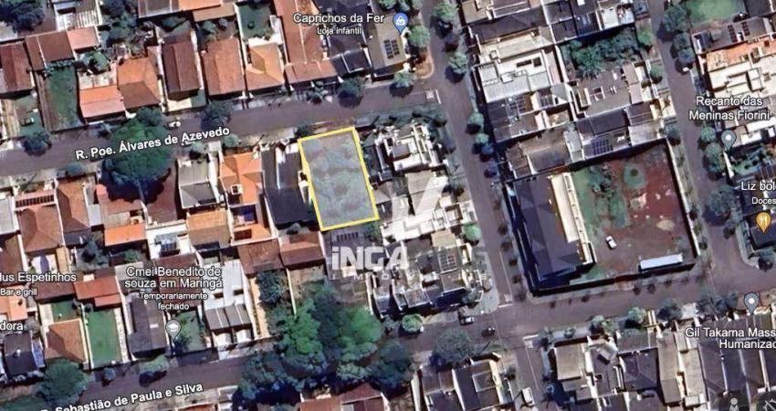 Terreno à venda, 501 m² por R$ 560.000,00 - Parque Avenida - Maringá/PR