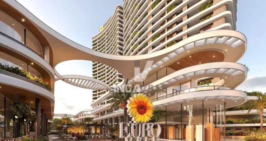 Apartamento com 2 dormitórios à venda, 48 m² - eurogarden - maringá/pr