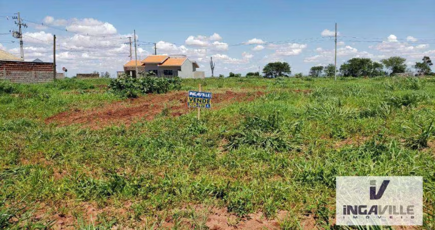 Terreno à venda, 283 m² por R$ 60.000,00 - Jardim Uniao Um - Iguaraçu/PR