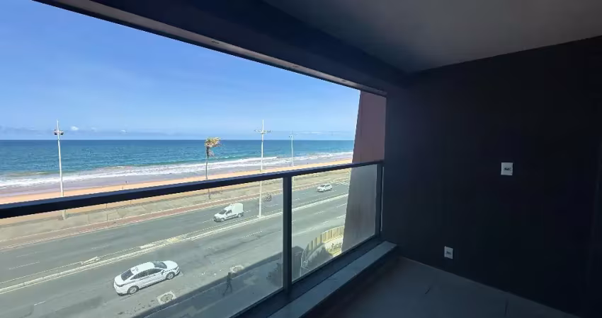 Studio na orla de salvador à venda - praia de armação - vista mar