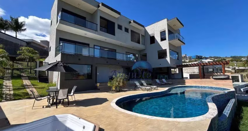 Casa com 5 dormitórios à venda, 550 m² por r$ 6.900.000,00 - zona rural - joanópolis/sp