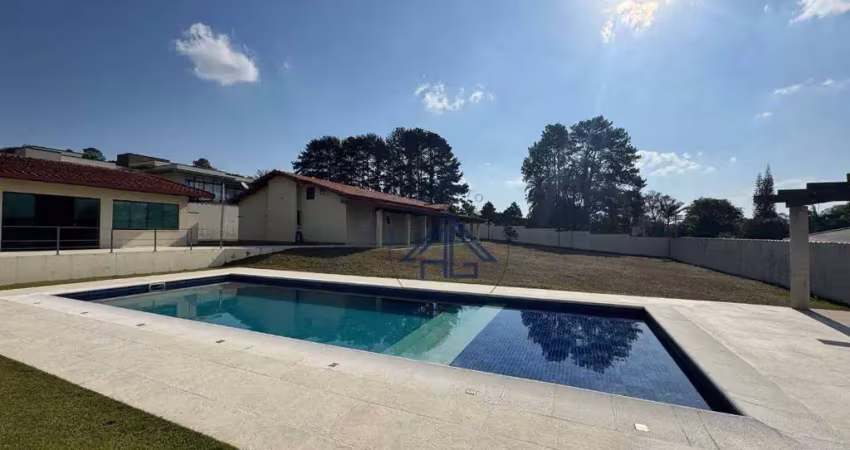 Chácara com 4 dormitórios à venda, 3800 m² por r$ 2.300.000 - jardim santo antônio - atibaia/sp