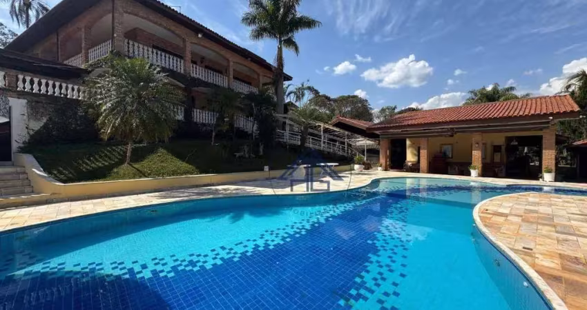 Chácara com 14 dormitórios à venda, 20000 m² por r$ 3.600.000 - portão - atibaia/sp
