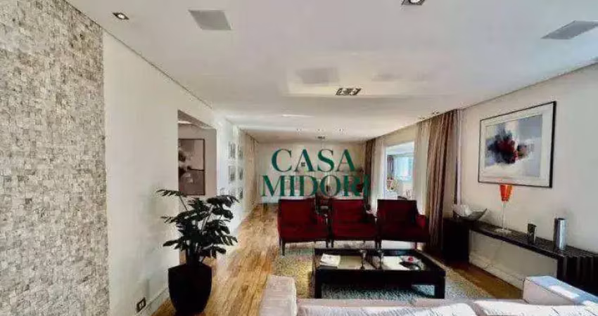 Apartamento com 4 dormitórios à venda, 206 m² por r$ 2.850.000,00 - campo belo - são paulo/sp
