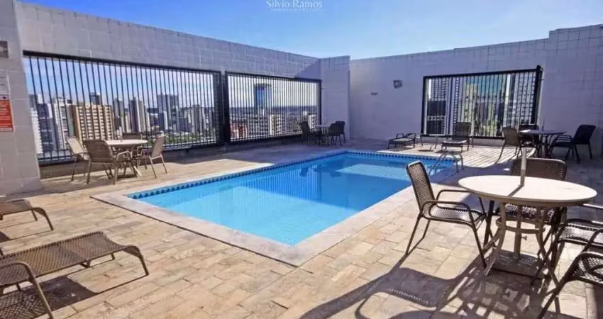 Excelente oportunidade de locação! flat com serviços inclusos e estrutura completa de lazer em boa viagem