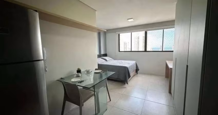 Maravilhoso apartamento studio mobiliado de 25m² em boa viagem
