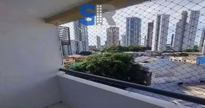 Apartamento amplo com 3 quartos, sendo 1 suíte, 1 social  e  1 reversível  - varanda – rosarinho