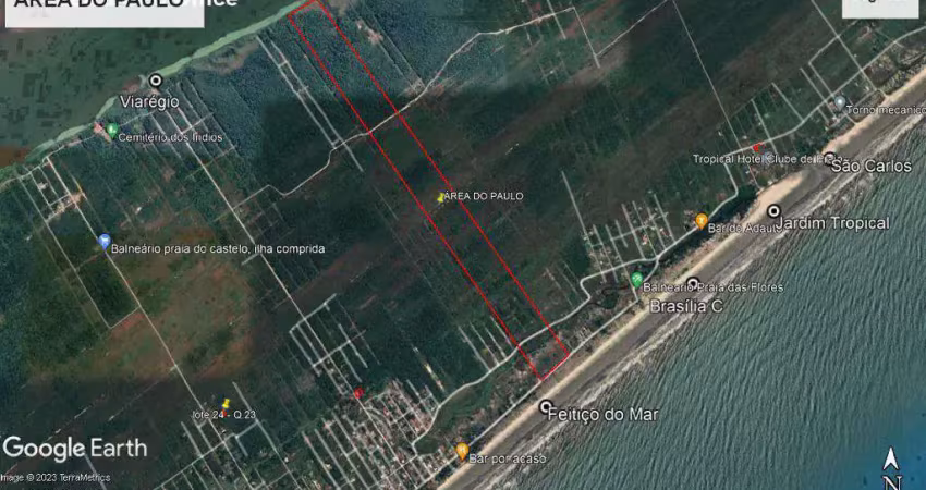 Terreno comercial à venda no Balneário Viareggio, Ilha Comprida 