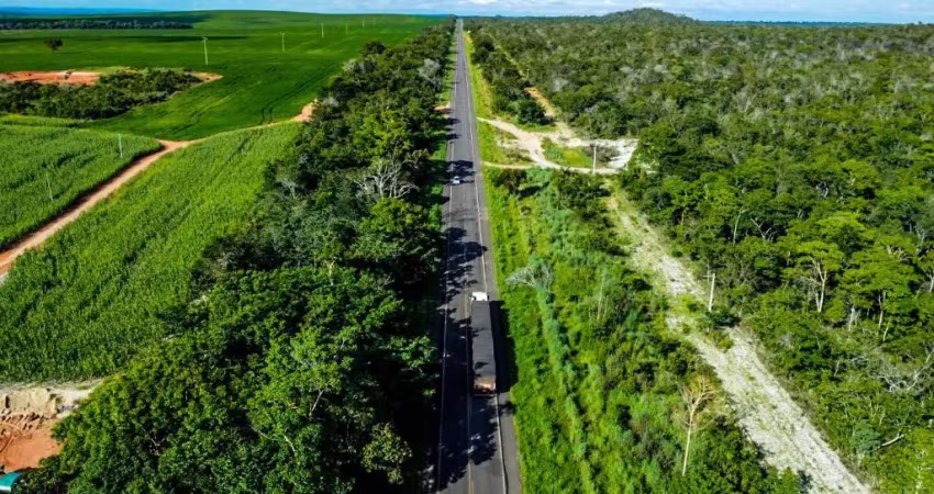 Linda fazenda pronta de lavoura no maranhão na região do matopiba