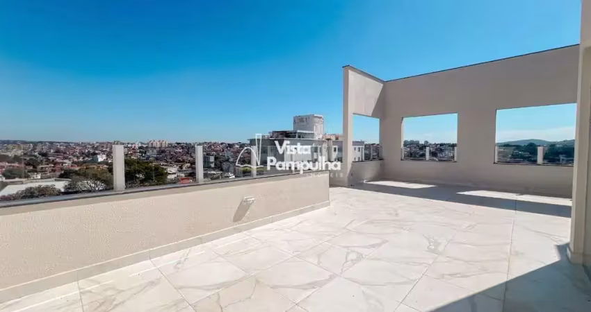 Cobertura linear com 2 quartos e vista panorâmica  à venda no bairro  santa branca | bh
