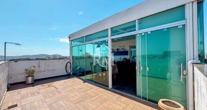 Cobertura 3 quartos com vista definitiva no santa mônica - 161m², torre única