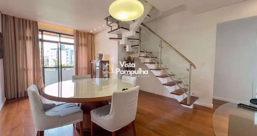 Cobertura duplex 4 quartos com suíte e varanda - dona clara-belo horizonte/mg