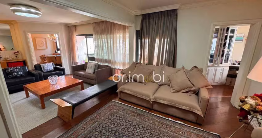 Apartamento com 3 dormitórios à venda, 218 m² por r$ 3.500.000,00 - moema - são paulo/sp