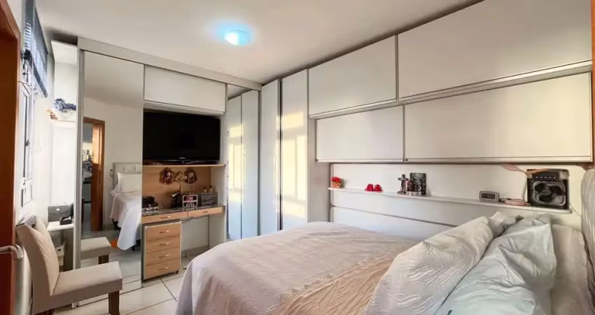 Apartamento 2 quartos para venda em belo horizonte, ipiranga, 2 dormitórios, 1 suíte, 2 banheiros, 1 vaga