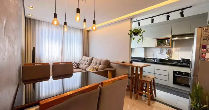 Apartamento 2 quartos para venda em belo horizonte, buritis, 2 dormitórios, 1 banheiro, 1 vaga