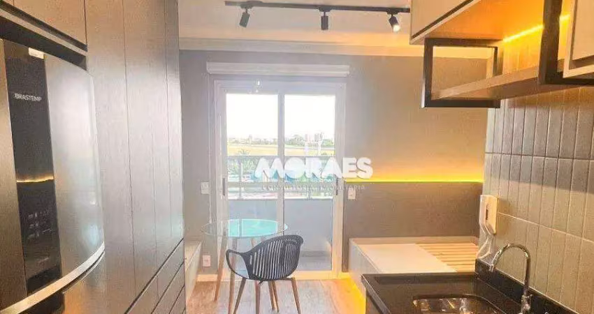Apartamento mobiliado com 1 quarto para alugar, 25 m² por r$ 2.100/mês - fly residence - bauru/sp