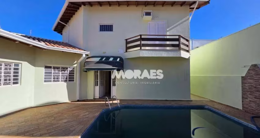 Casa sobrado com 5 quartos, 360 m² - venda por r$ 1.550.000 ou aluguel por r$ 6.400/mês - jardim estoril - bauru/sp