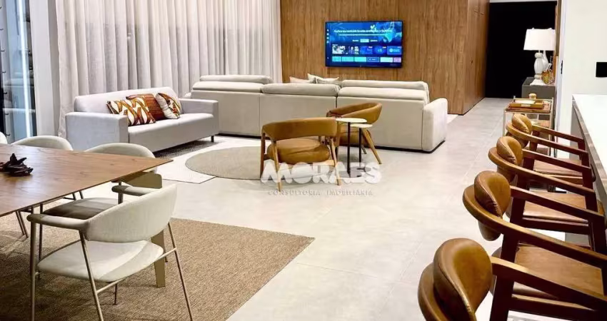 Casa nova em condomínio fechado com 3 suítes 420 m² - aluguel por r$ 16.000/mês - cyrela estoril - bauru/sp