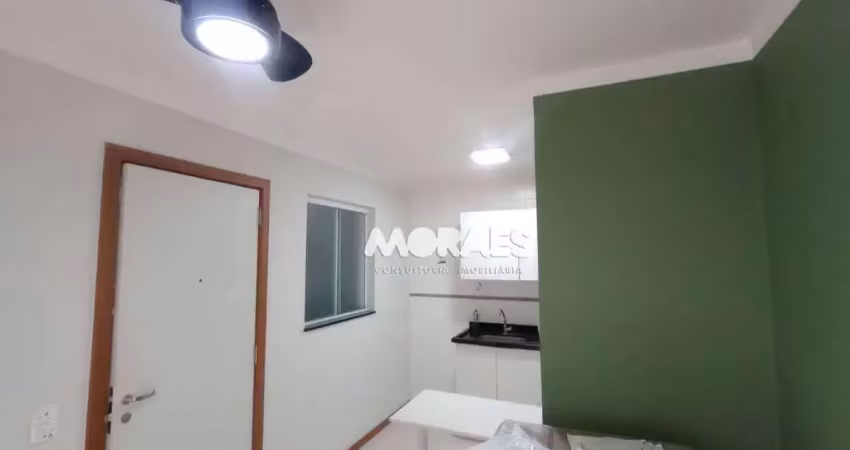 Apartamento com 1 quarto à venda, 30 m² por r$ 200.000 - edifício camburí - bauru/sp